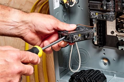 how to remove circuit breaker from electrical box|replacing a circuit breaker main box.